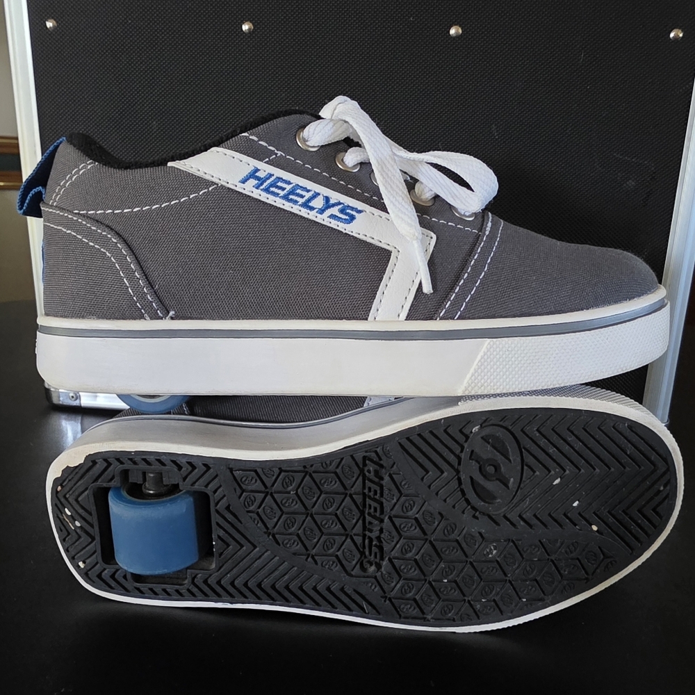 Heelys Gray and Blue Kids Sneakers